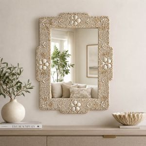 GROVERWAY IVORY MIRROR 34 (IN) 2