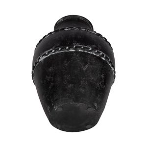ROSEBEACH BLACK VASE 16 (IN) 7