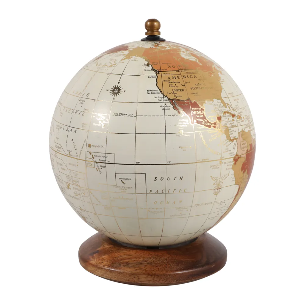 KNOXBEACH BRONZE GLOBE 10 (IN)