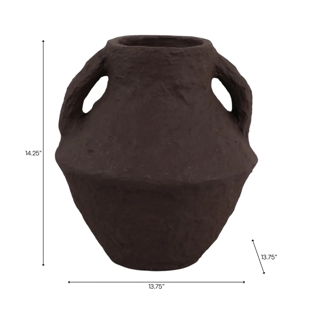 FERRIS BROWN VASE 15 (IN)
