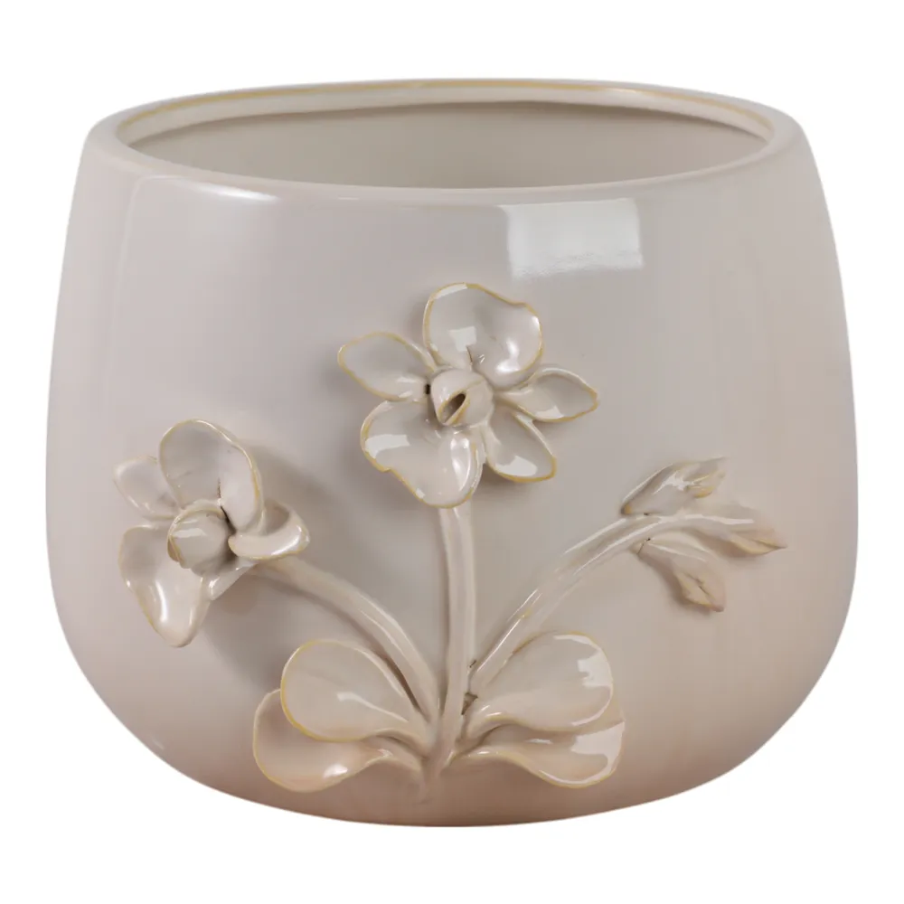 VINSONRUN IVORY PLANTER 7 (IN)