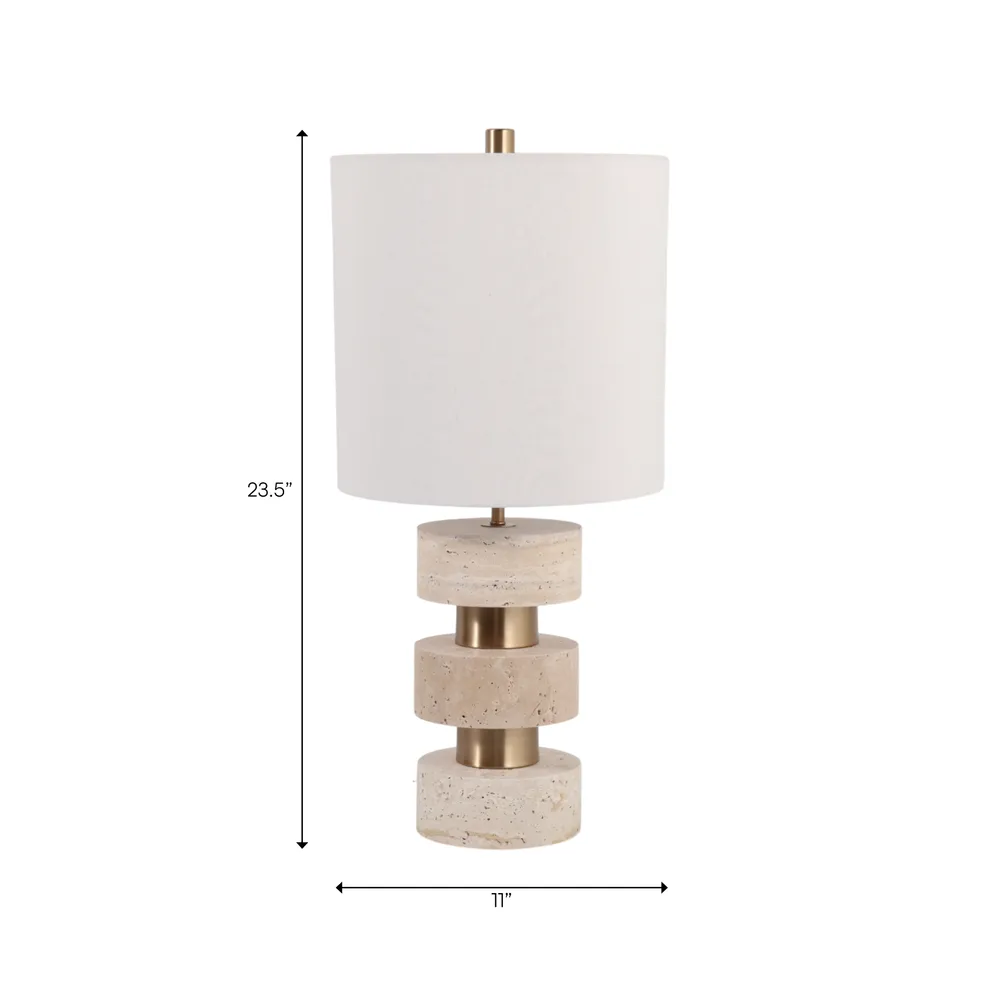 BECKETTCREST TAN LAMP 24 (IN)