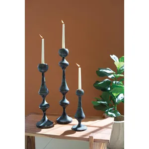Set of 3 Metal Candle Towers 1