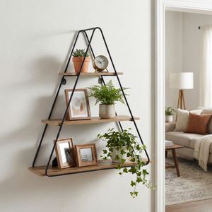 WESTONMOOR BROWN WALL SHELF 26 (IN) 10