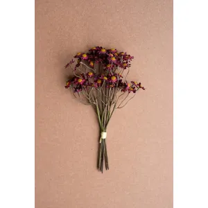 Faux Chamomile Bundle / Burgandy 1