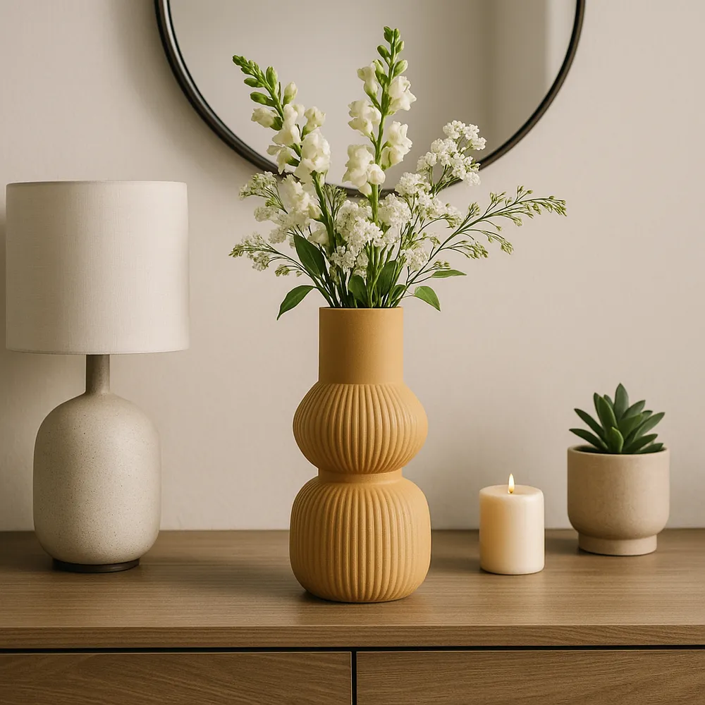 MORRISFORD BROWN VASE 14 (IN)
