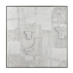 Whiten I Abstract Framed Wall Art 7