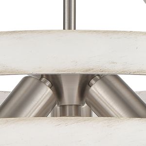 Brigantine 18'' Wide 3-Light Chandelier - Satin Nickel 3