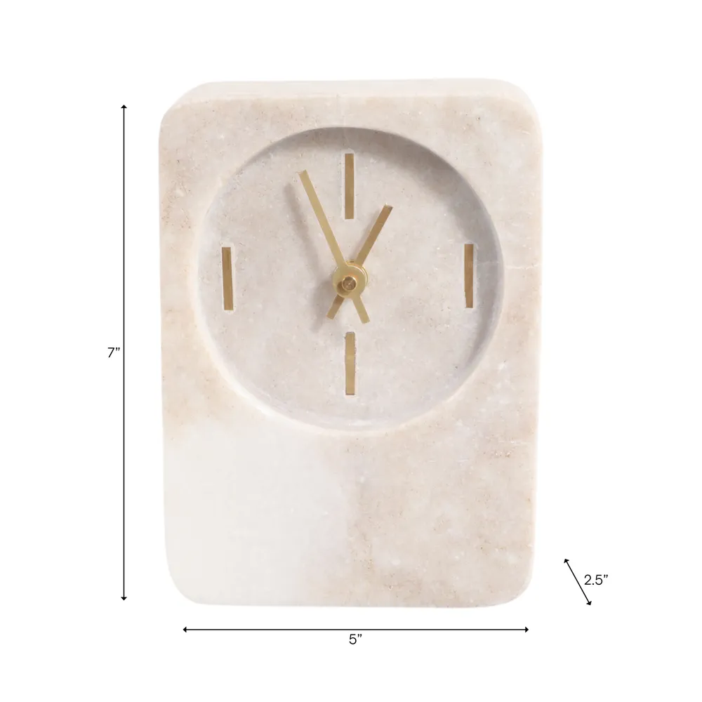 GLENNROSE TAN CLOCK 7 (IN)