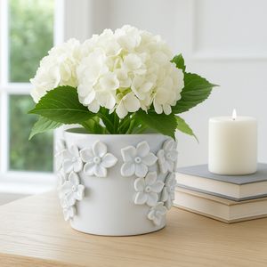 ELWINCROSS WHITE PLANTER 6 (IN) 10