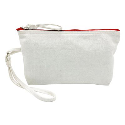WHITE WRISTLET W ROPE STRAP & JUTE - CORAL