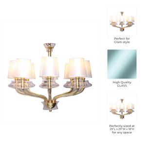 FERRISPARK GOLD CHANDELIER 18 (IN) 3