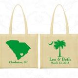 REPEAT PALMETTO MOON CANVAS TOTE - ASST 1