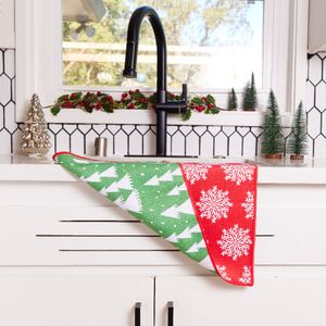 Snowflake Eco Kitchen Tea Towel 3