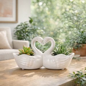 KELLERWOOD WHITE PLANTER 4 (IN) 2