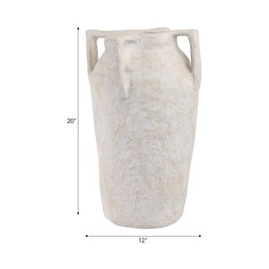 WATSONLAND WHITE VASE 21 (IN) 9