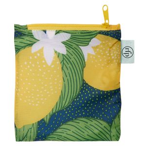 Vintage Lemons blu Reusable Shopping Bag 3