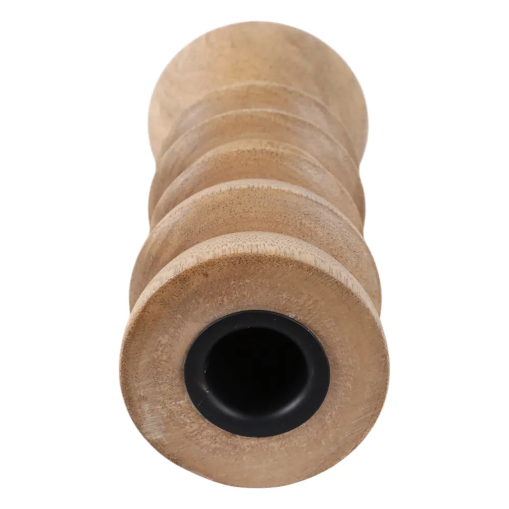 BREEVIEW TAN CANDLE HOLDER 6 (IN)