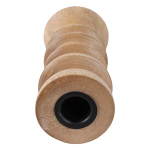 BREEVIEW TAN CANDLE HOLDER 6 (IN) 7