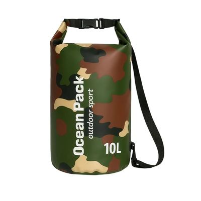 10L WATERPROOF DRY BAG WITH DETACHABLE STRAP - MULTI-COLOR TIE-DYE