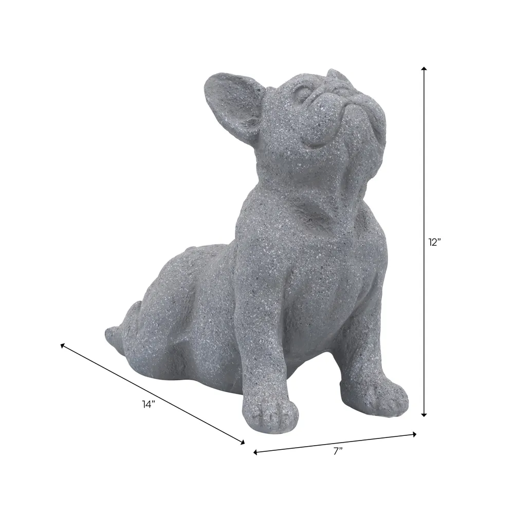 ROSEROSE GRAY GARDEN STATUARY 12 (IN)