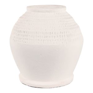ROWANWORTH WHITE VASE 12 (IN) 4