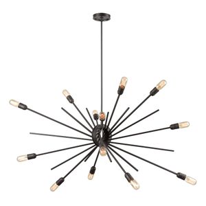 Xenia 54'' Wide 14-Light Chandelier - Oil Rubbed Bronze 1