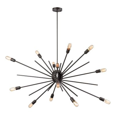 Xenia 54″ Wide 14-Light Chandelier - Oil Rubbed Bronze