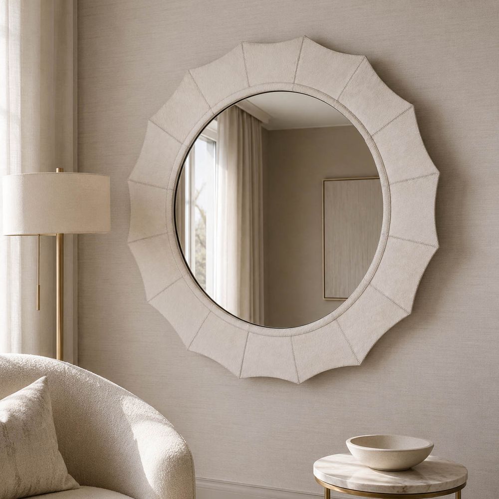 ENNISWELL IVORY MIRROR 42 (IN)