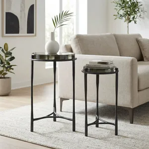 EDGARWIND SET OF 2 GRAY TABLE 26 (IN) 2