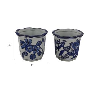 BERGENFIELD SET OF 2 BLUE PENCIL CUP 4 (IN) 8