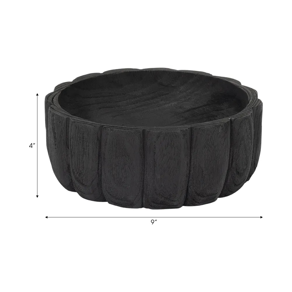 GRANTRIDGE BLACK BOWL 4 (IN)