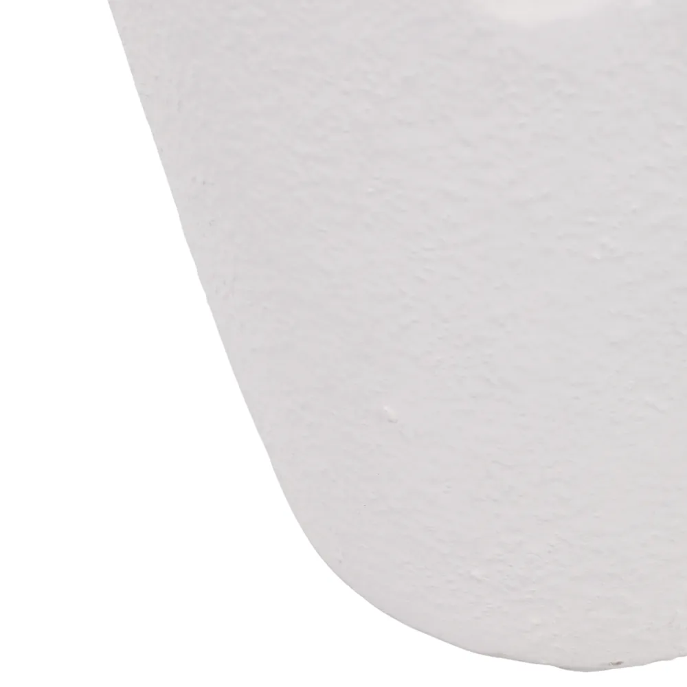 LUKETON WHITE VASE 18 (IN)