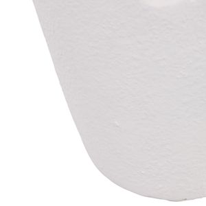 LUKETON WHITE VASE 18 (IN) 8