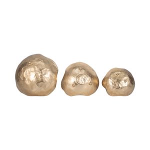 DORSEYHAVEN SET OF 3 GOLD BOWLS 5 (IN) 7