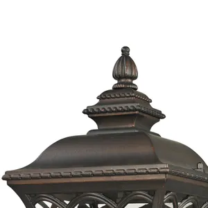 Mendham 22'' High 1-Light Outdoor Post Light - Hazelnut Bronze 3