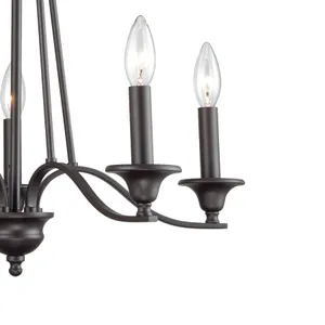 Farmington 21'' Wide 5-Light Chandelier - Oil Rubbed Bronze 4