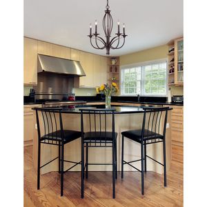 Medford 26'' Wide 5-Light Chandelier - Oiled Bronze 7