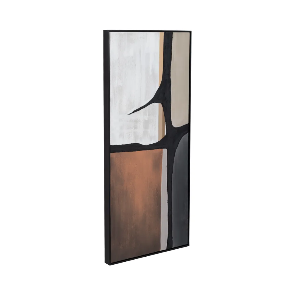 FLINTSHAW SET OF 2 BROWN ART 50 (IN)