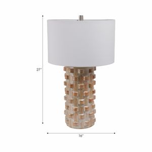 HILTONPORT WHITE LAMP 27 (IN) 7