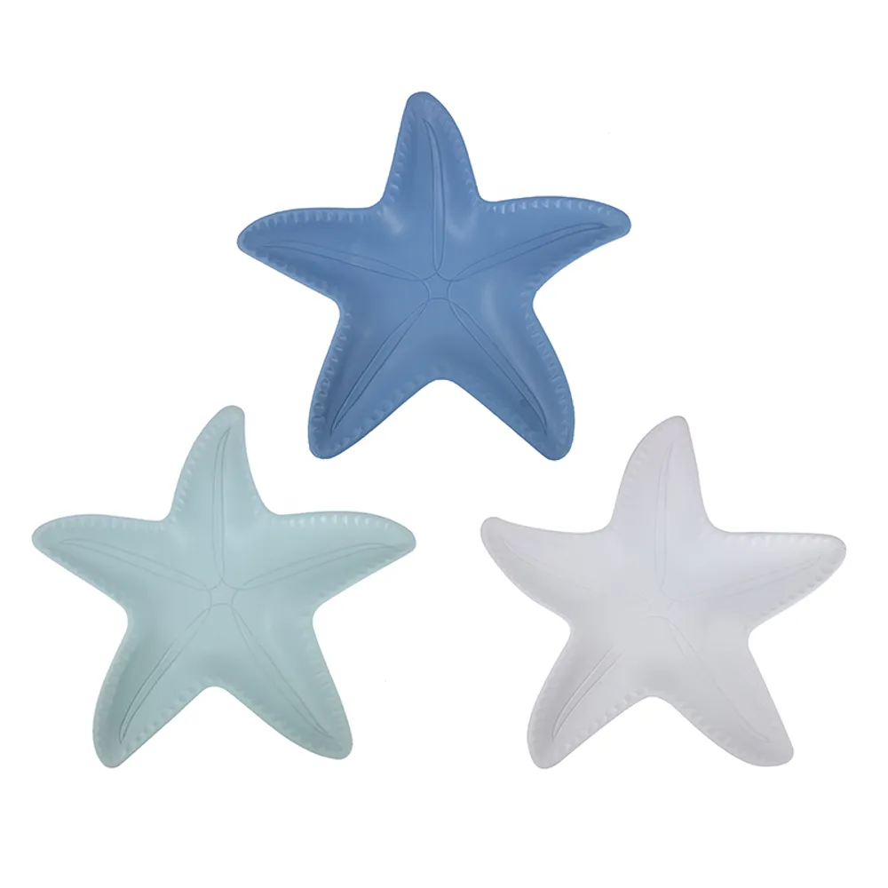 13-1/2"STARFISH TRAY3-ASST