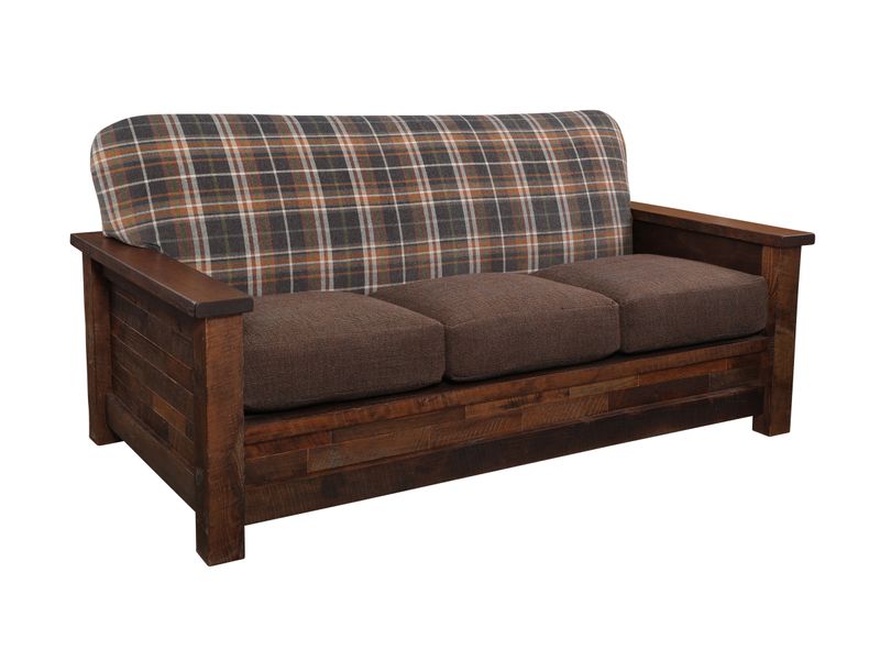 Barnwood  Americana Sofa - Customer Fabric - Seat:  Fabric TBD; Backrest:  Fabric TBD 2