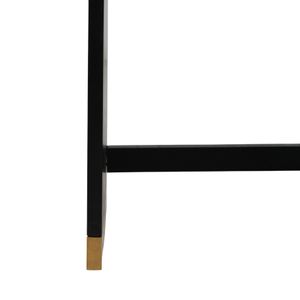 KELSEYWAY SET OF 2 BLACK TABLE 24 (IN) 9