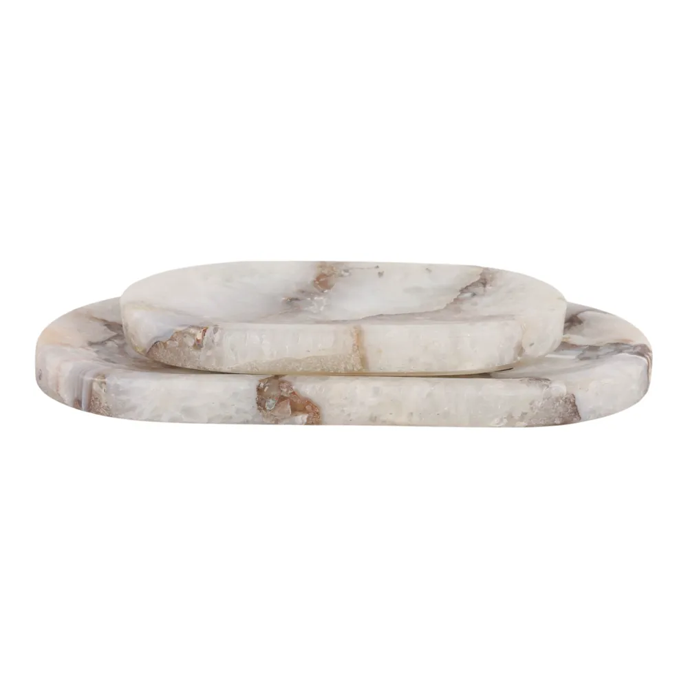 OPALDALE SET OF 2 IVORY TRAY 1 (IN)