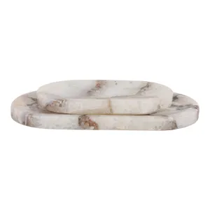 OPALDALE SET OF 2 IVORY TRAY 1 (IN) 6