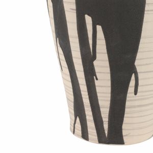 HESTONHAM BLACK VASE 15 (IN) 6