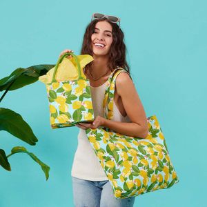 Lemon Blossoms Reusable Itsy Bitsy Gift Bag 3