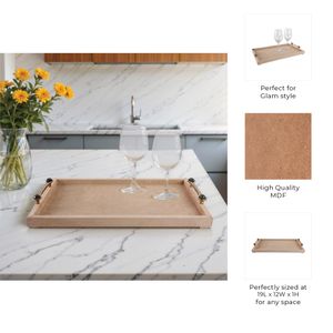 LEONARIDGE TAN TRAY 1 (IN) 10