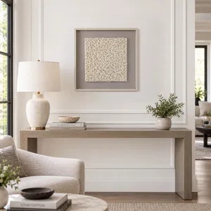 BECKHOLM WHITE WALL FLOWER 30 (IN) 10