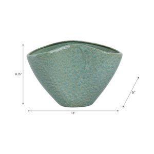 TIPTONPARK GREEN VASE 9 (IN) 9